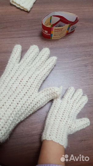 Пуховые перчатки