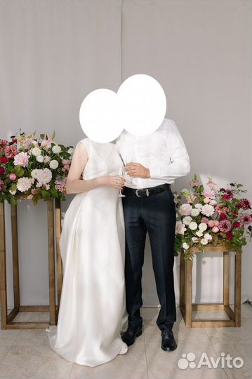 Стойка деревянная для цветов/декораций