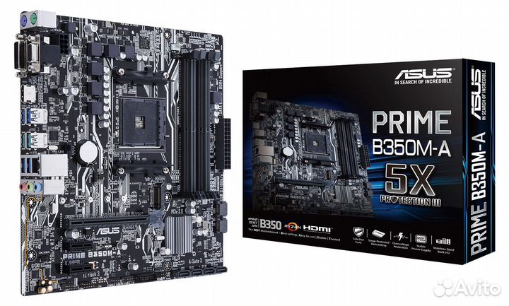 Комплект intel core i5 9500f + asus b360m-a
