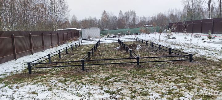 Монтаж винтовых свай под ключ