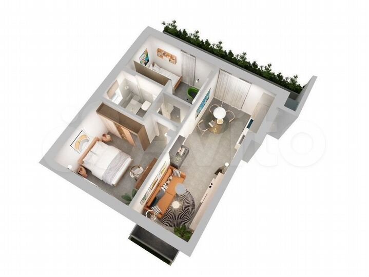 2-к. квартира, 70 м² (Италия)