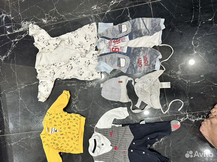 Вещи пакетом на мальчика 3 мес