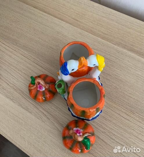 Кухонный набор(соломница +перечница+зубочистка)