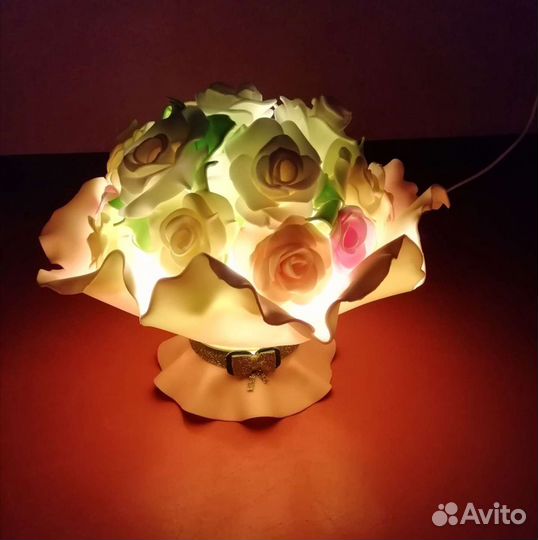 Цветы/светильники/букеты из изолона