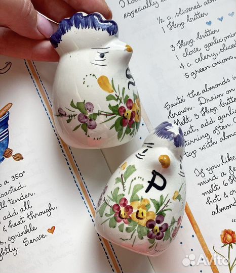 Винтажные солонки, розетки, мисочки