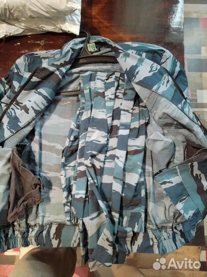 Костюм блок пост синий(лето,короткий рукав)