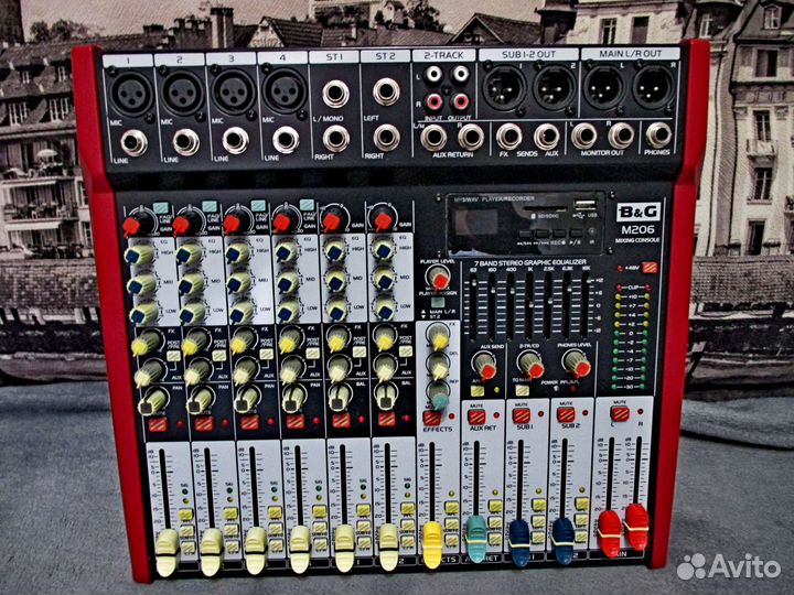 BG M206 Микшерный пульт