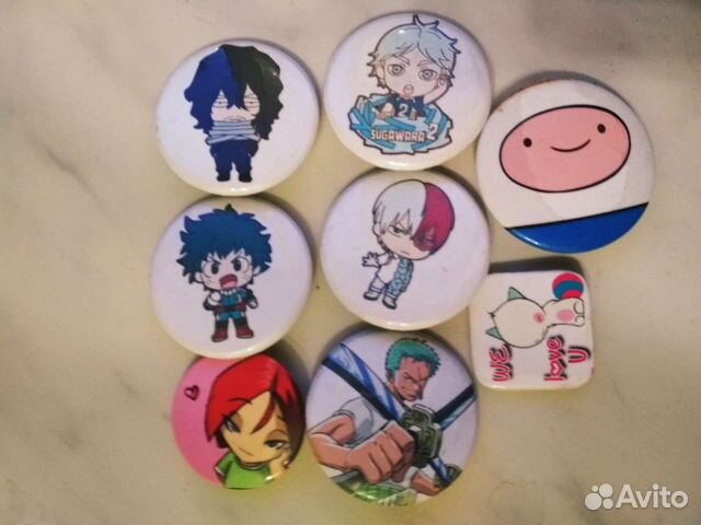 Значки с аниме. Моя героическая академия