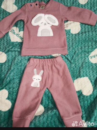 Вещи пакетом для девочки 74-80 на доставке