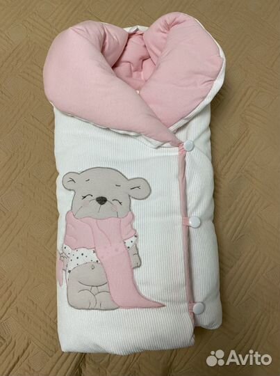 Конверт на выписку для девочки зима