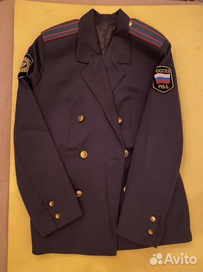 Китель милицейский, рубашки, юбка, бабочка