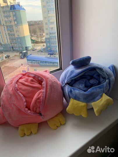 Мягкая новая 3в1 сова игрушка с пледом