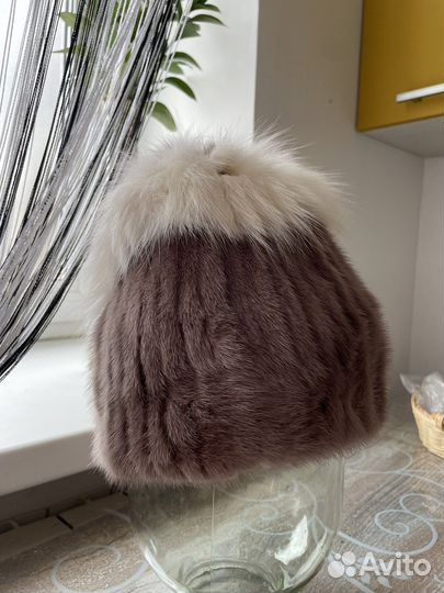 Шапка норковая новая