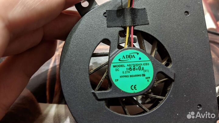 Вентилятор б/у ab7505hx-EB3 Fujitsu amilo f5c7-ccw