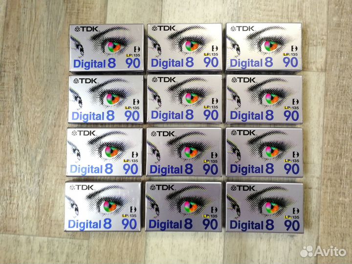 Видеокассеты TDK D8-90EB формата Digital8 (новые)