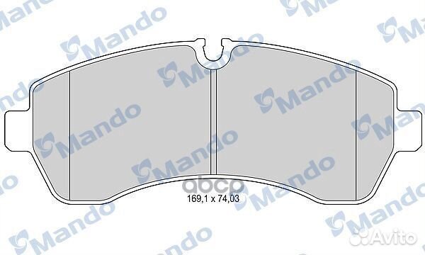 К-т дисков. тормоз. колодок MBF015031 Mando