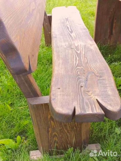 Садовая мебель из массива дерева