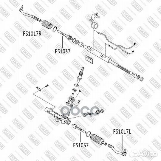 Нак.рул.тяги лев.hyundai sonata 06 568203K500