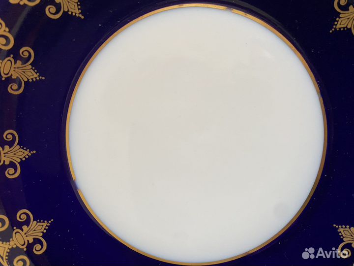 Трио чайное кобальт Германия