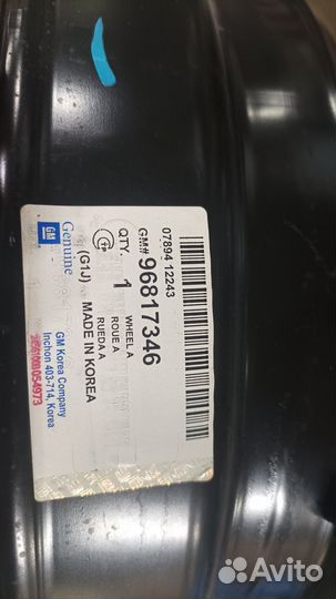 Диск R15 Chevrolet Lacetti Новый оригинал