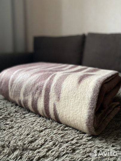 Одеяло СССР натуральная шерсть