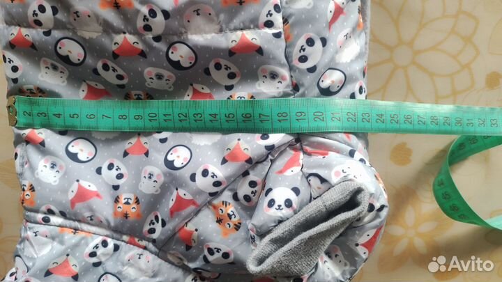 Зимний комбинезон для маленькой собаки