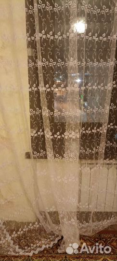 Тюль. Цвет белый