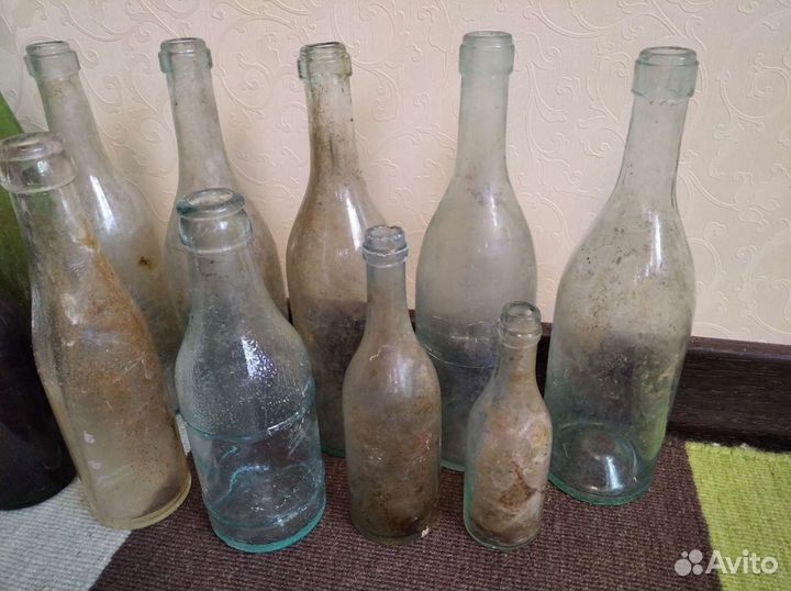 Старинные бутылки Царская Россия 19 век