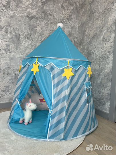 Детская игровая палатка с тоннелем