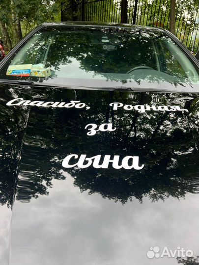 Наклейки на автомобиль, на заднее стекло