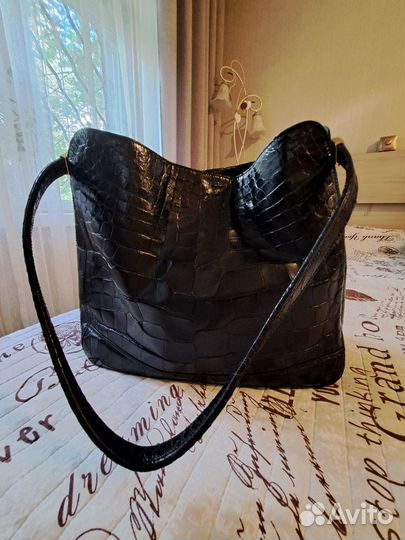 Сумка натуральная кожа рептилия крокодил