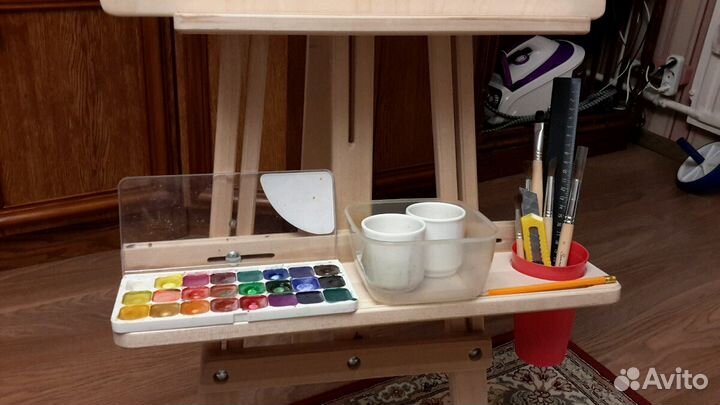 Мольберт из бука, березы на два холста