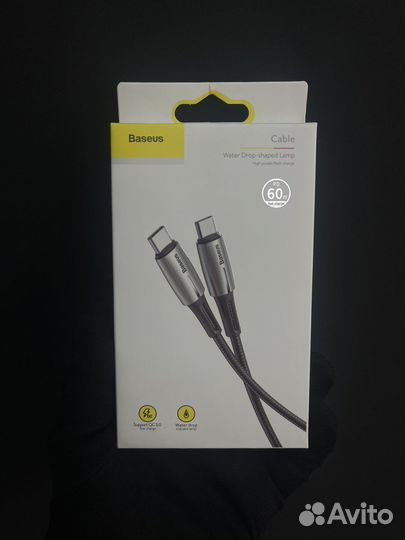Кабель Baseus Type-c to Type-c 60w