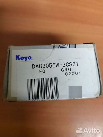 Подшипник ступицы koyo dac 3055 w 30x55x32 1шт