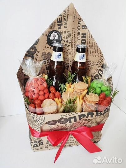 Подарок, съедобный букет