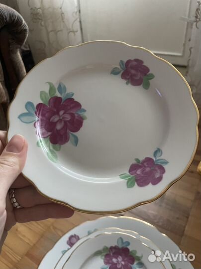 Столовый сервиз сирень дулево СССР