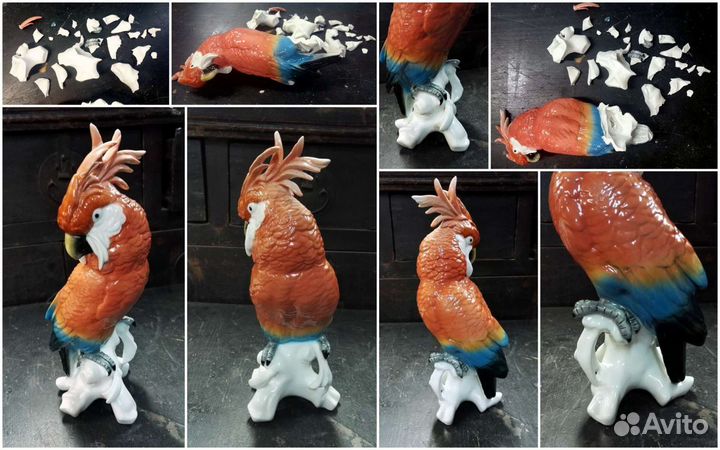 Ремонт, реставрация статуэток, посуды и кукол