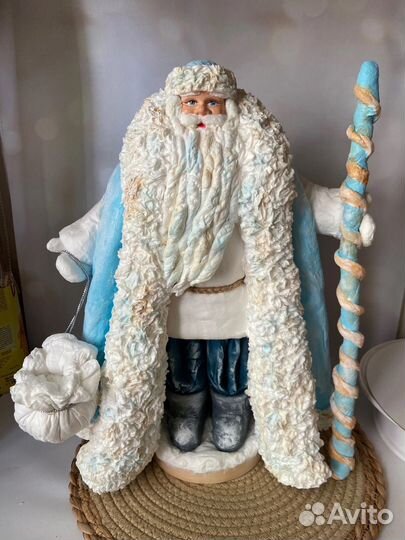 Мастер класс дед Мороз из ваты под елку СССР