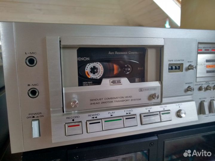 Кассетная дека sanyo RD-5370 3 головки,japan,220v