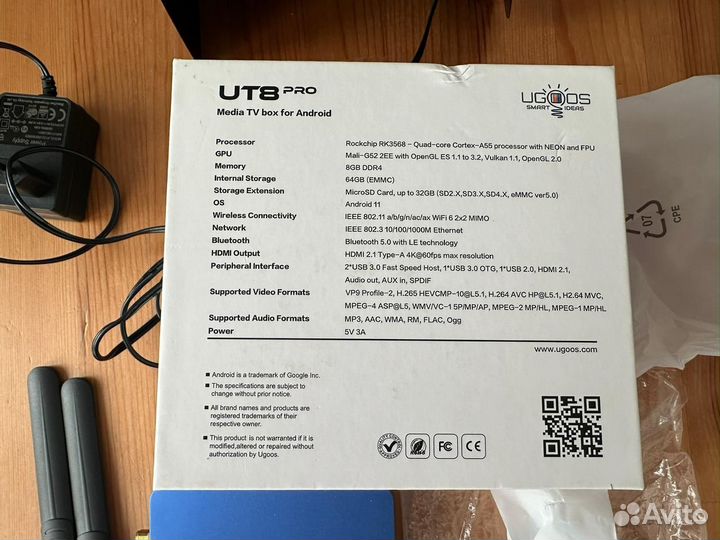 Ugoos ut8 pro media tv box for android