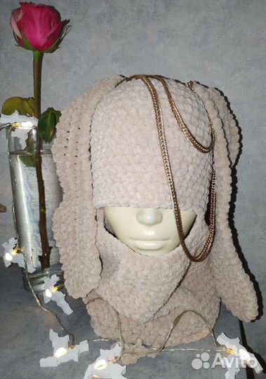 Шапка балаклава новая, ручной работы, подарок