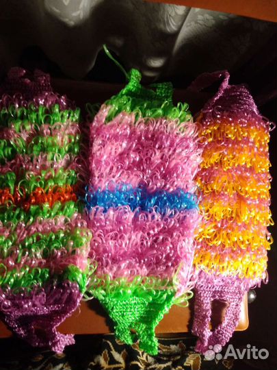 Мочалки большие