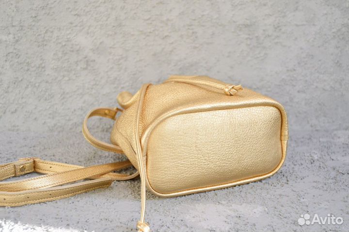 Сумка торба из итальянской кожи ручной работы