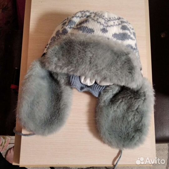 Шапка ушанка женская