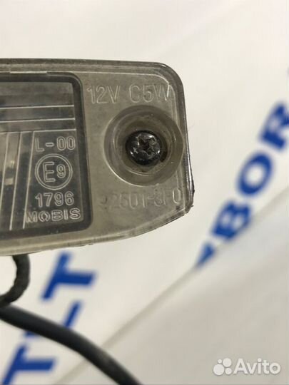 Подсветка номера KIA sorento 2 2.4 ат