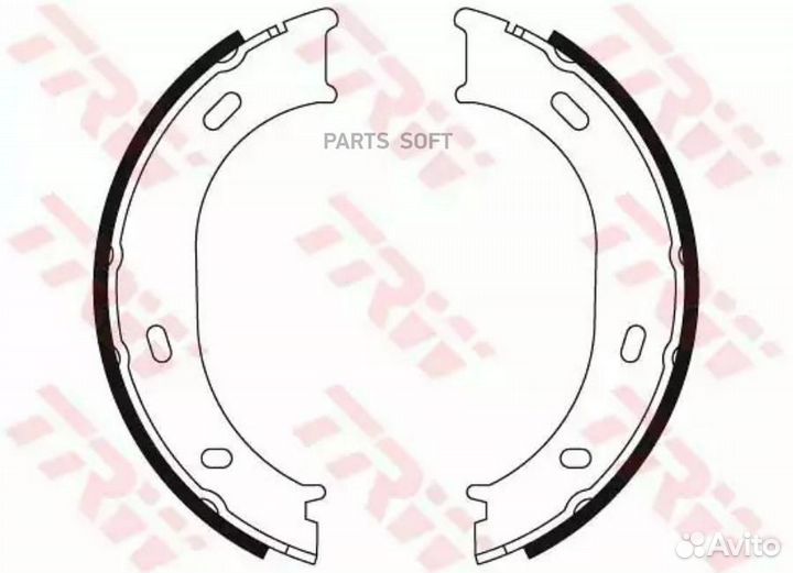 TRW GS8433 Колодки тормозные стояночного тормоза