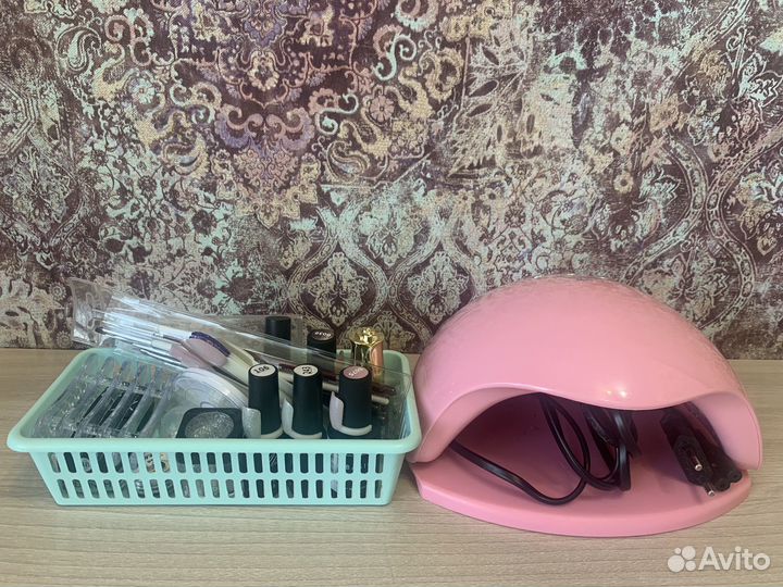 Лампа UV LED 48W топ гель лак дегидратор дизайн