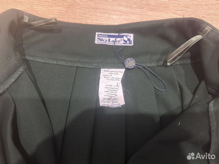 Юбка школьная skay Lake зеленая 122 размер