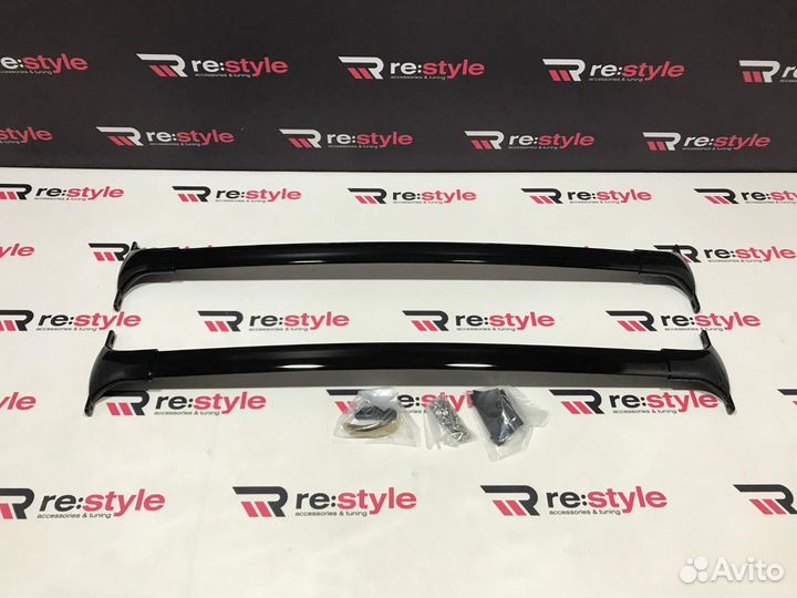 Рейлинги поперечные Nissan Patrol 62 Черные D2087