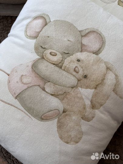 Бортики в кроватку постельное белье детское